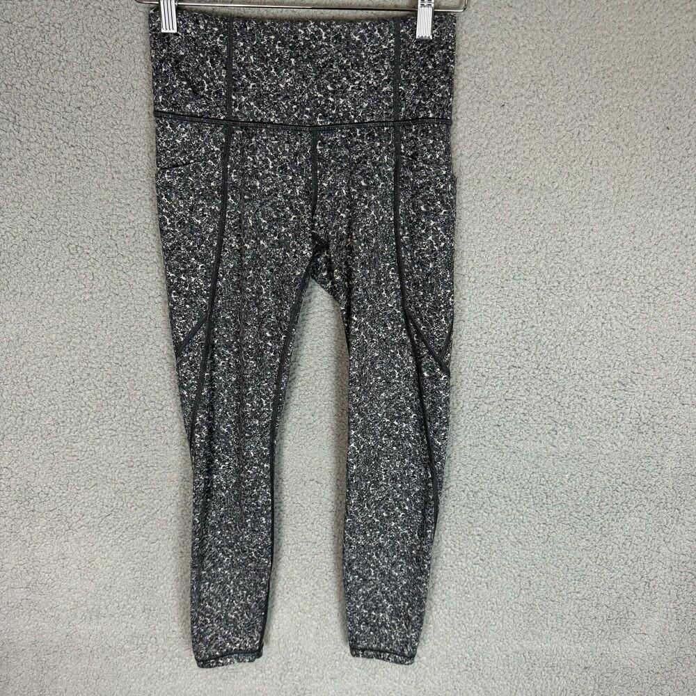 Athleta Legging Womens XSP Grey Salutation Stash Pocket Tight‎ Pebble Beach